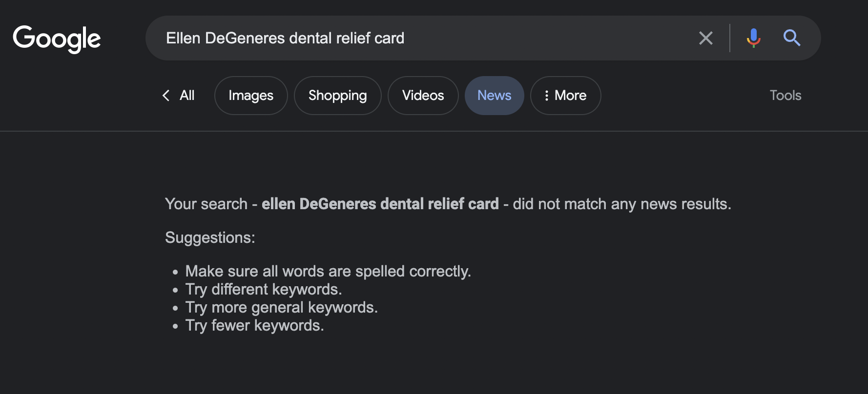 $500 Relief Card Is It A Scam Fact Check: Ellen DeGeneres Did NOT Endorse 'Dental Relief Card' Scam